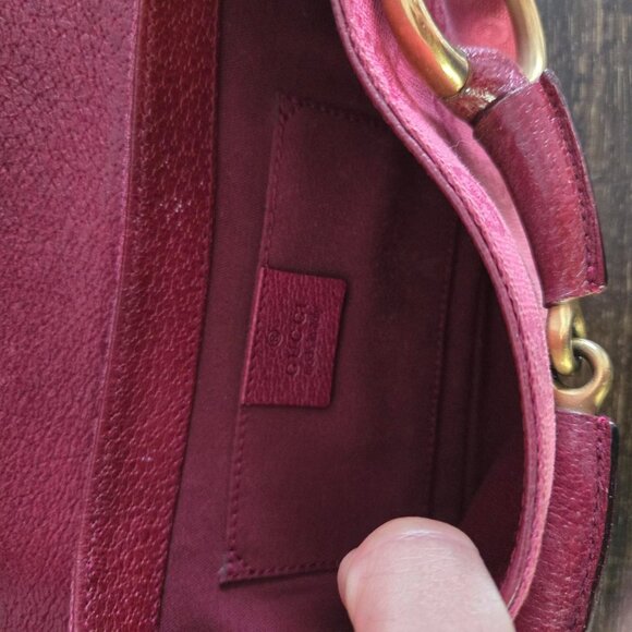 RARE! Tom Ford for Gucci 2004 Pink GG Canvas Horsebit Chain Clutch - Picture 3 of 3